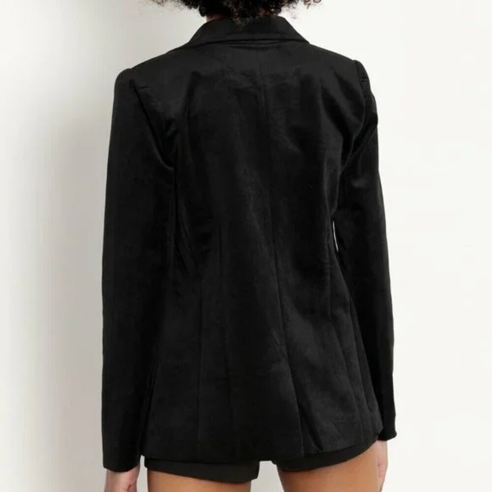 Blackmilk Black Velvet Nielsen Fairy Tales Blazer jacket art to wear XS 4/6 NWT - Picture 3 of 13